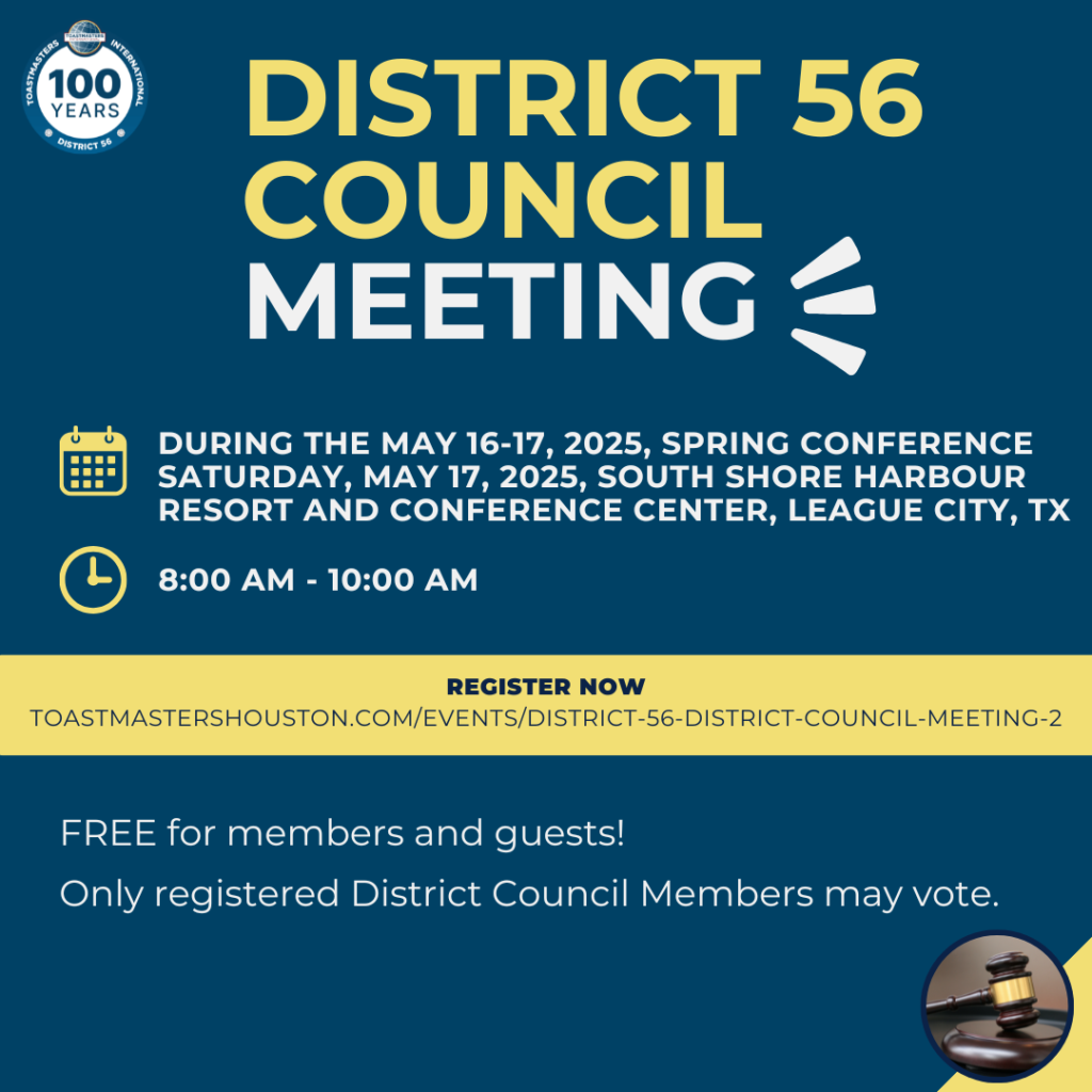 2025 spring conference toastmasters houston where leaders are made